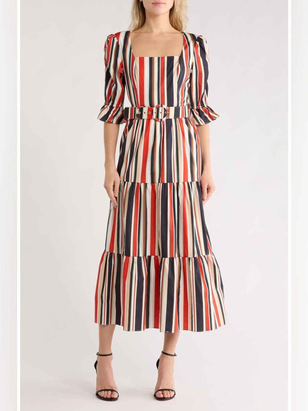 Hutch Arlo Rivera Stripe Belted Dress (New sealed in bag)